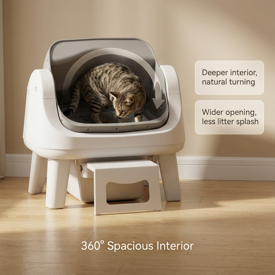Auto Scooper 12 Lite Cat Litter Box