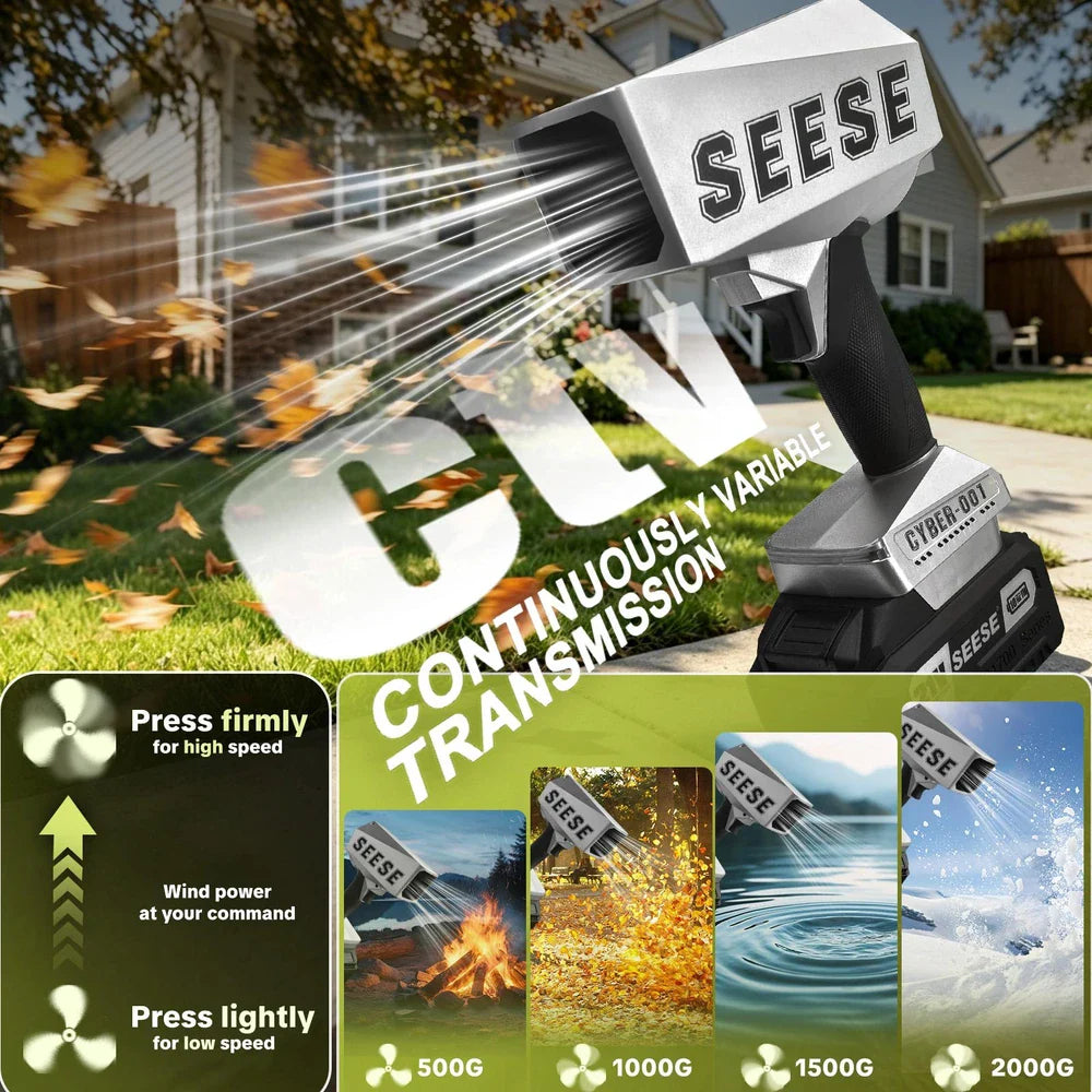 SEESE Cordless Turbo Leaf Blower