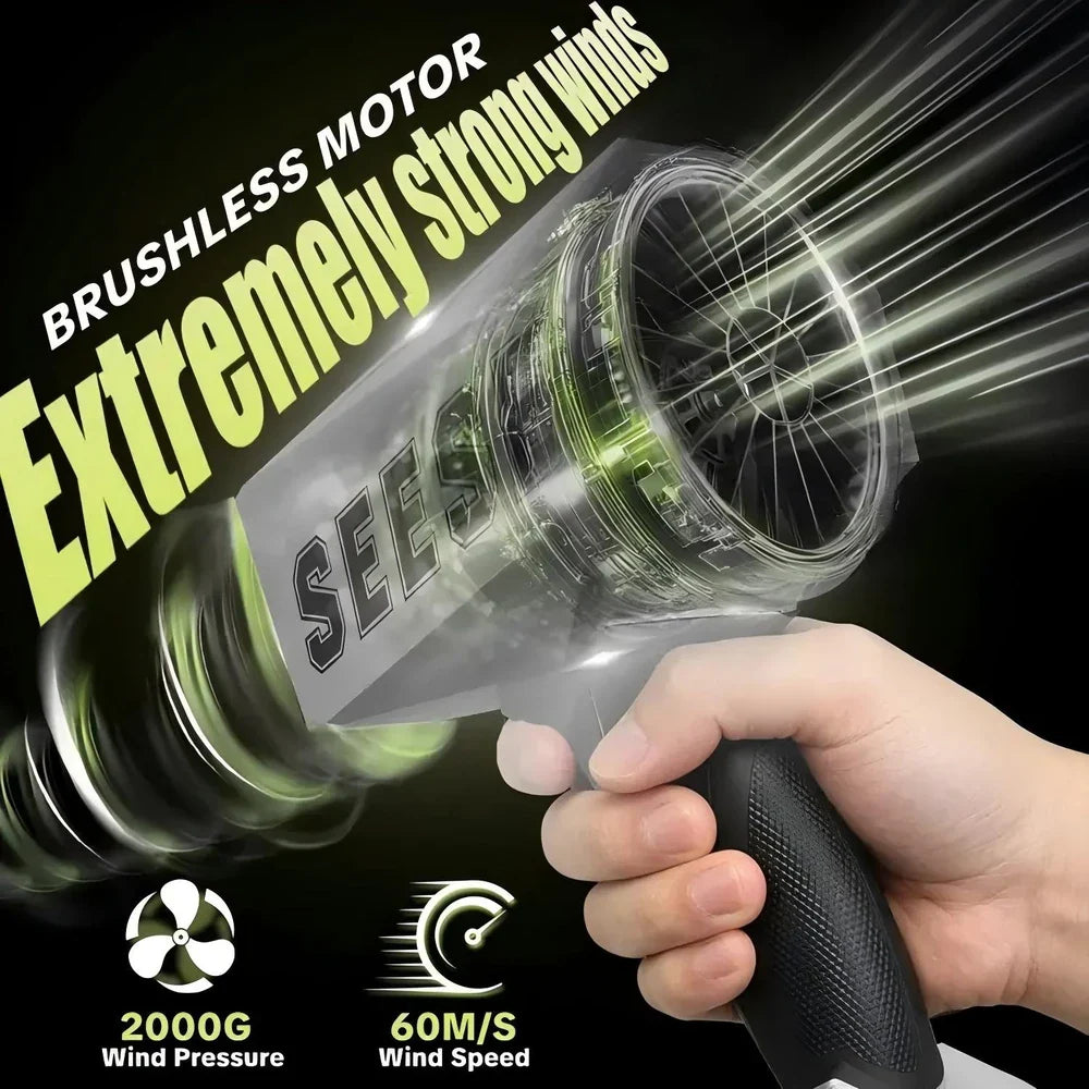 SEESE Cordless Turbo Leaf Blower