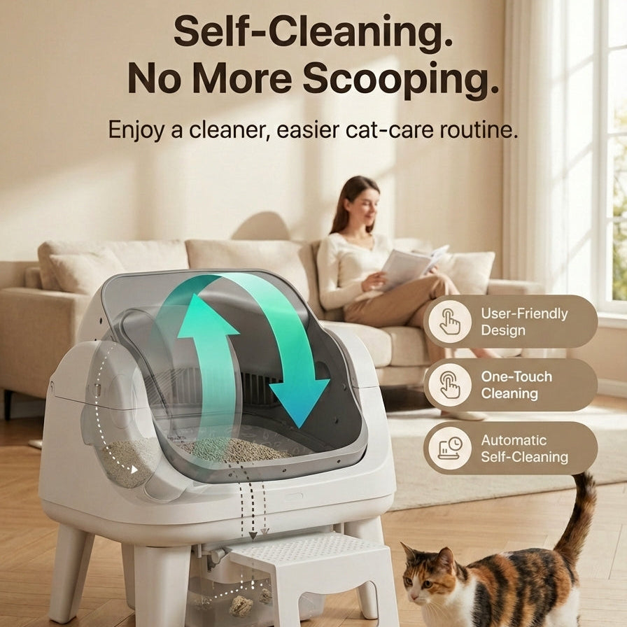 Auto Scooper 12 Lite Cat Litter Box